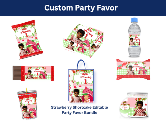 Strawberry Shortcake Party Favor Bundle